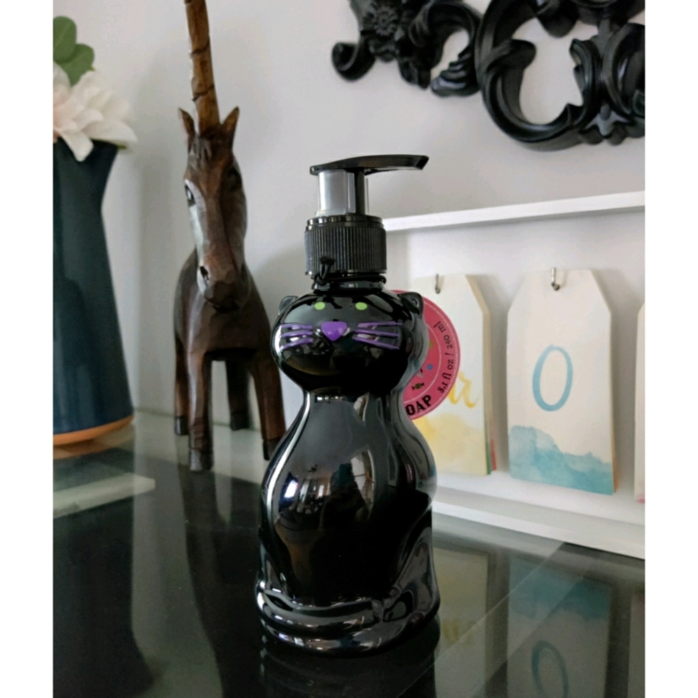 Black Cat Soap Dispenser